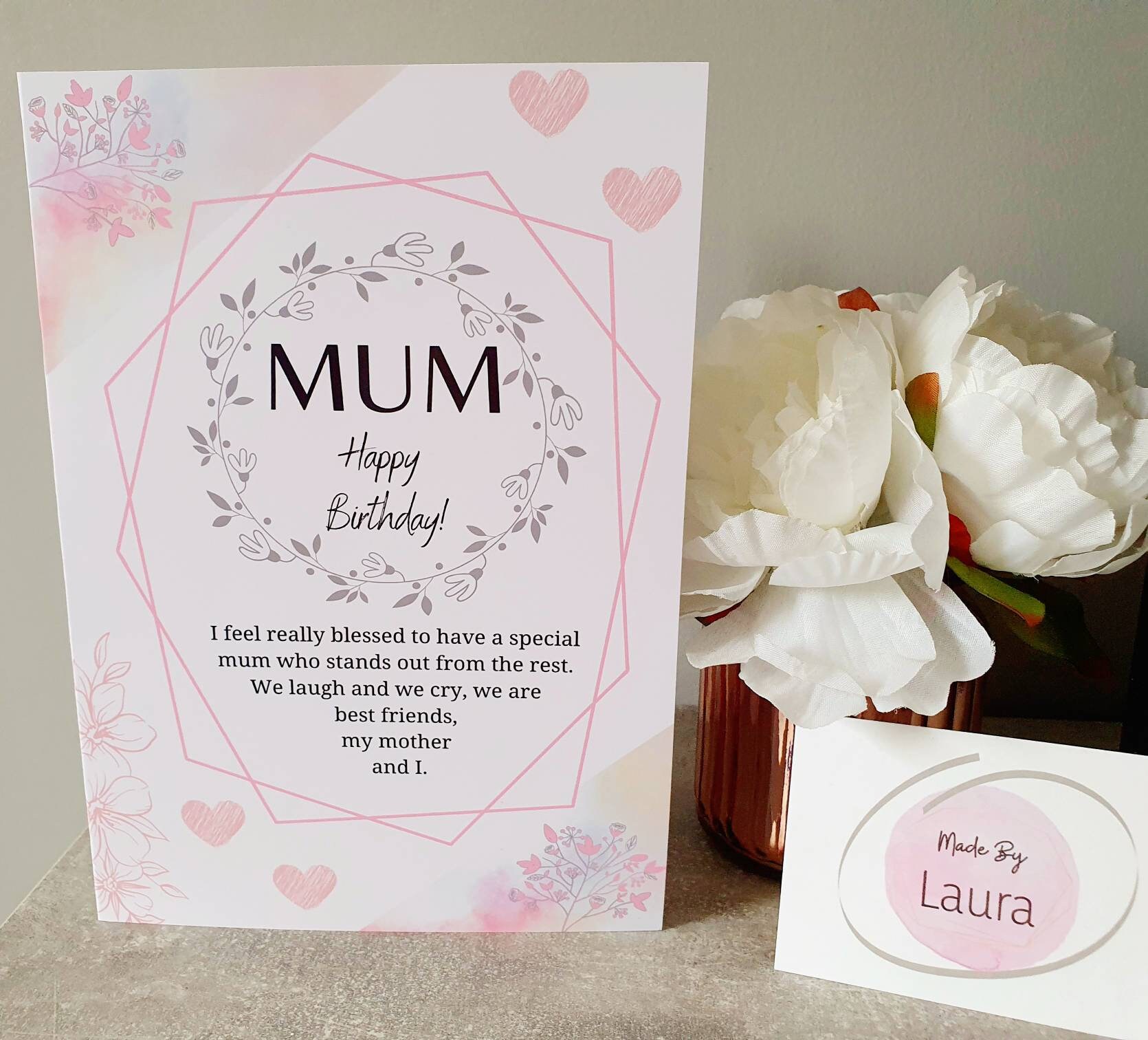 Mama Geburtstagskarte Spezielle Karte für Mama Beste Mama Etsy