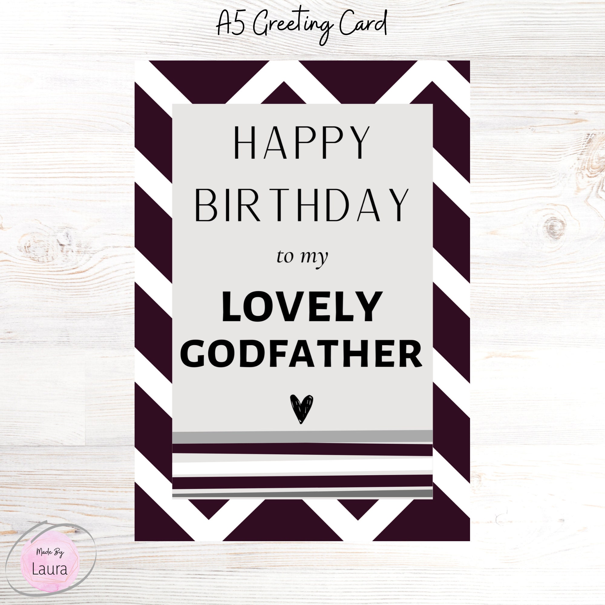 Godfather Birthday Card Happy Birthday To My Lovely Etsy Godfather Birthday Card Happy Birthday To My Lovely Etsy