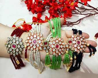 Kundan Choker Necklace Set: Indian Wedding Jewelry