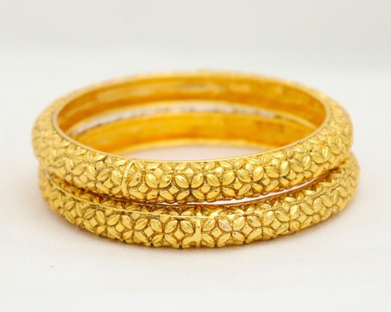 Indian American Bangles Jewelry Pakistani Punjabi Bridal Bracelet Wedding Party Wear Jewelry Gold Plated Jewelry Fashion Bangles Jewelry Set