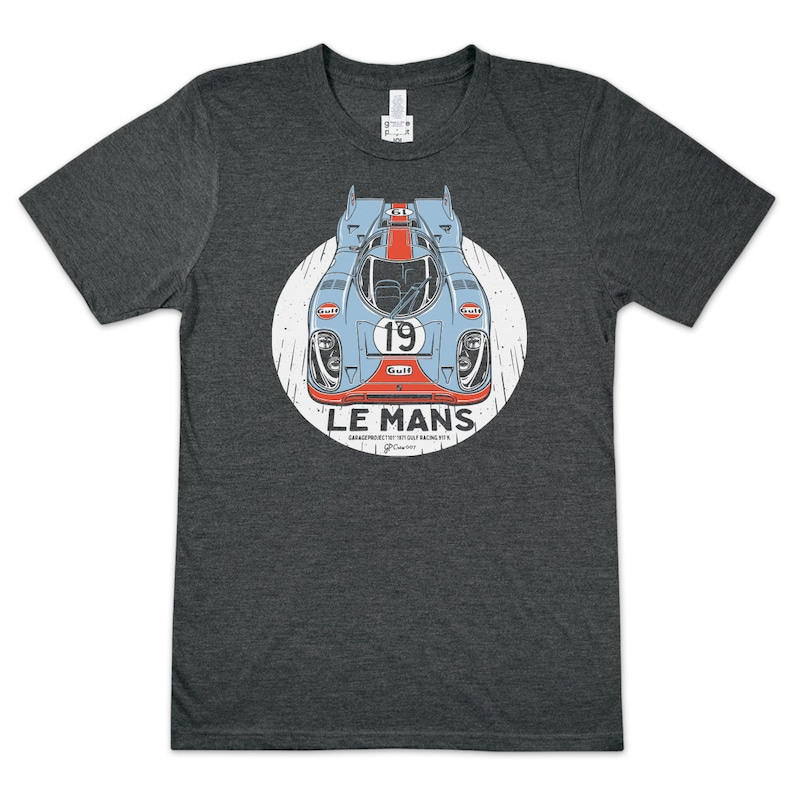 GP Crew 007 1971 Le Mans 917 K Gulf Racing T-Shirt Unisex Size