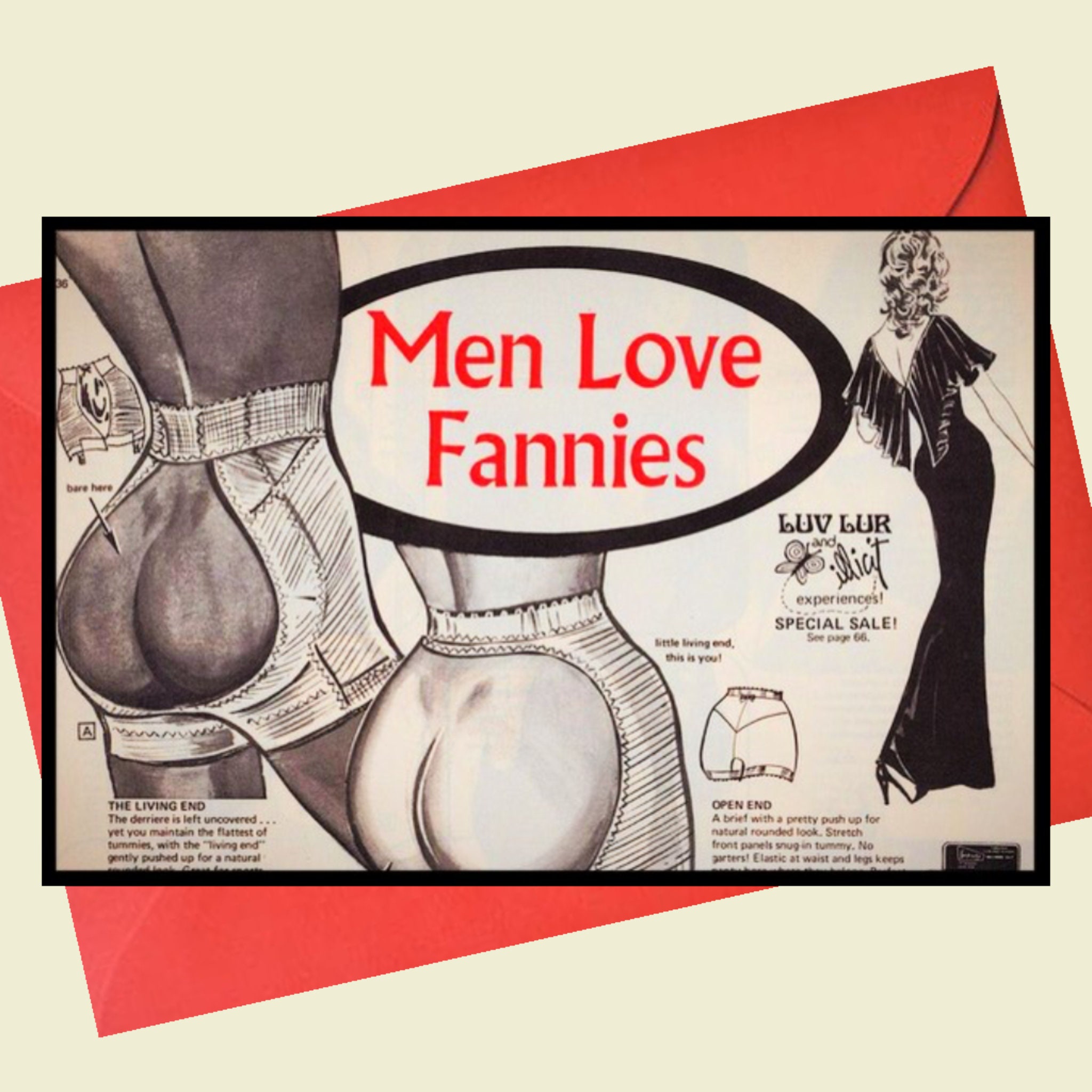 Sexual greeting cards