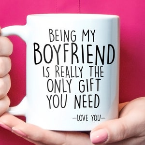 Boyfriend gift, boyfriend mug, gift for boyfriend, boyfriend funny gift, gift from girlfriend, best boyfriend, birthday christmas gift idea