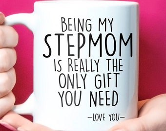 Funny stepmom gift, stepmom gifts, stepmom mug, bonus mom, second mom gift, mother's day gift, stepmom birthday gift, stepmom christmas gift