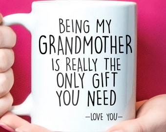 Grandmother gifts, funny grandmother gift, grandmother mug, grandmother gift idea, grandmother birthday gift, grandmother christmas gift