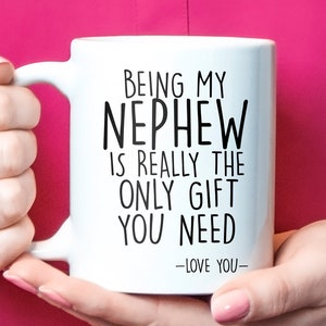 Nephew gift, favorite nephew, nephew coffee mug, best nephew ever, gift from aunt, nephew mug, nephew birthday gift, nephew christmas gift