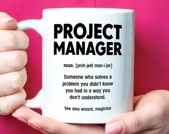 Project Manager Gift Project Manager Mug Project Manager | Etsy