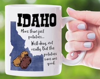 Regalo de Idaho, taza de Idaho, taza de café de Idaho, recuerdo de Idaho