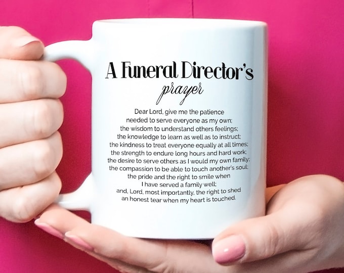 Funeral Director Gift Funeral Director Mug Funeral Director | Etsy
