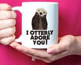 Sea Otter Gift, Sea Otter Mug, Sea Otter Coffee Cup