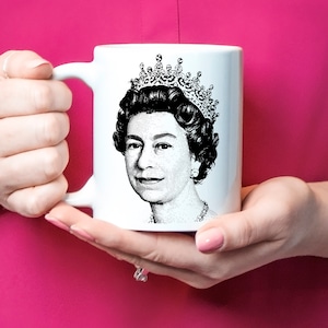 Queen Elizabeth Ii, Queen Elizabeth Coffee Mug, Queen Elizabeth Monarch