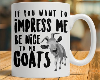 Regalo de cabra, taza de cabra, taza de café de cabra
