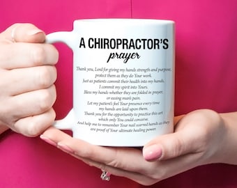 A Chiropractor's Prayer Coffee Mug, Chiropractor Coffee Mug, Chiropractor Gift, Chiropractor Mug, Chiropractor Mugs