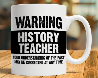 Geschichte Becher, Geschichtsprofessor, Geschichtslehrer Tasse