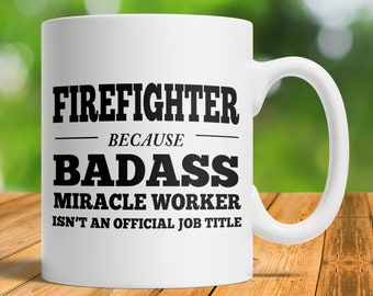 Fireman Mug, Gift For Firefighter