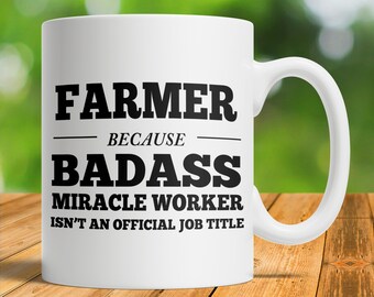 Farmer Coffee Mug Gift, Farm Gift, Gift For Farmer, Farmer Mug, Farmer Gifts, Farmer Gift Idea, Appreciation, Support Your Local Farmer