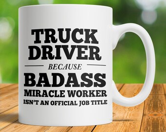 Truck Driver Coffee Mug Gift, Trucker Gifts, Future Truck Driver, New Truck Driver, Truck Driver To Be, Truck Student, Truck Driver Funny