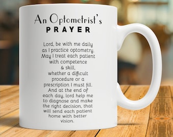 An Optometrist'S Prayer Coffee Mug Gift