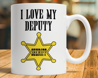 Deputy Sheriff Gift, Deputy Sheriff Mug, Deputy Sheriff Coffee Cup