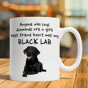 Schwarzer Labrador Geschenk, Schwarzer Labrador Becher, Schwarzer Labrador Kaffeetasse