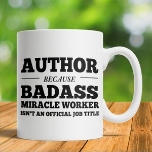 Regalo de la taza de café del autor