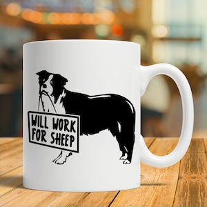 Border Collie Gift, Border Collie Mug, Border Collie Coffee Cup