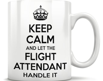 Flight Attendant Gift, Flight Attendant Mug, Flight Crew Gift, New Flight Attendant, Stewardess Thank You, Gift For Stewardess