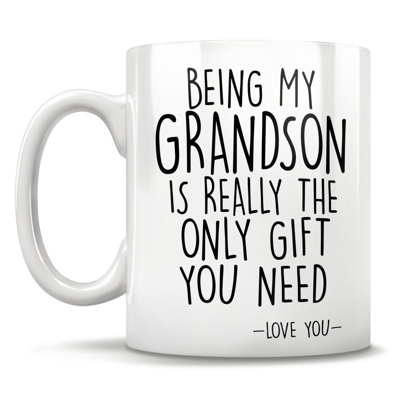 Grandson Gifts, Funny Grandson Gift, Grandson Mug, Grandson Gift Idea