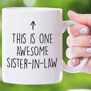 Sister-In-Law Gifts, Sister Of The Groom, Wedding Party Gifts, Sister-In-Law Mug, Sister In Law Coffee Mug, Sister-In-Law Christmas Gift