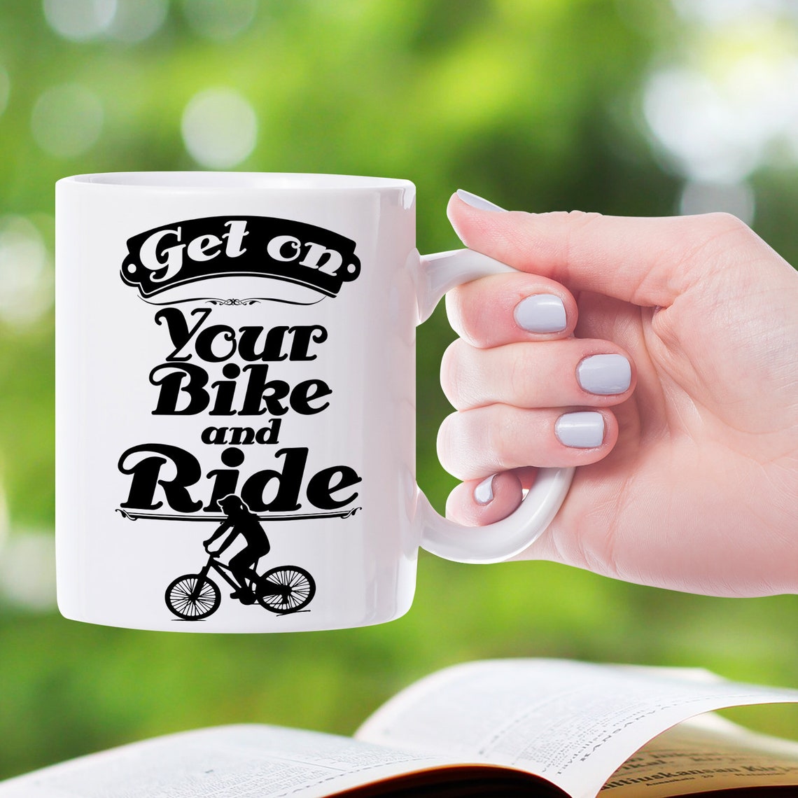 Cycling Gift Cycling Mug Cycling Coffee Cup Cyclist Gift Etsy