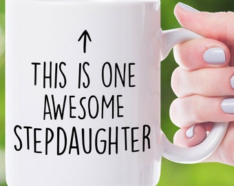 Funny Stepdaughter Gift, Stepdaughter Mug, Bonus Daughter Gift, Second Daughter Gift, Stepdaughter Birthday Gift,Stepdaughter Christmas Gift