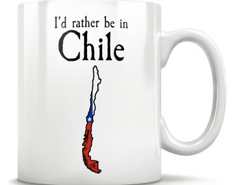 Chile gift, gift for chilean, chile flag, i love chile, chilean present, chilean mug, chilean mom, chilean dad, funny chile mug