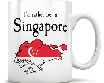 Singapore Gift, Singapore Mug, Singapore Map, Visit Singapore, Travel To Singapore, Singapore Vacation, Gift For Traveler