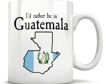 Guatemala Gift, Guatemala Mug, Guatemalan Cup, Guatemala Keepsake, Guatemala Souvenir, Travel To Guatemala, Gift For Guatemalan