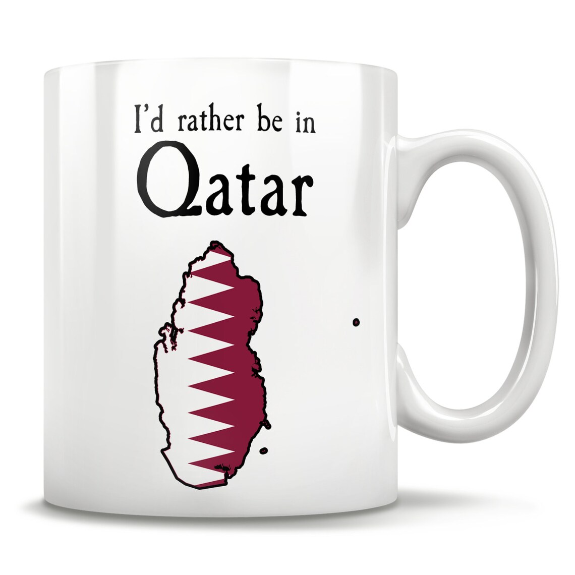 Qatar Gift Qatari Mug Qatar Native Qatar Flag Gift for Etsy