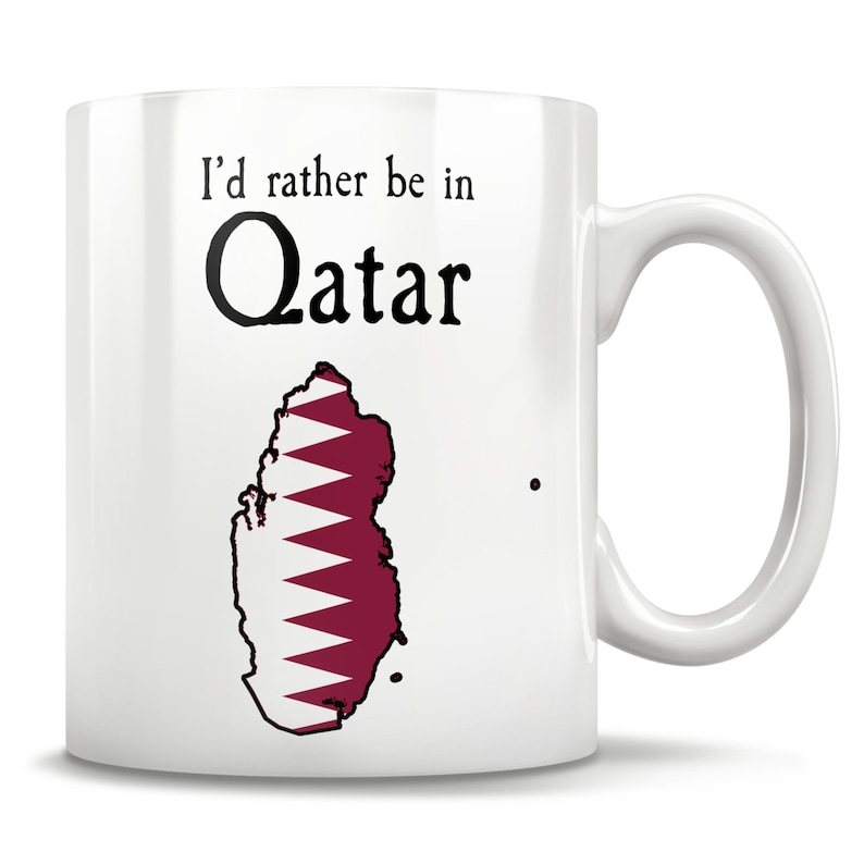 Qatar Gift Qatari Mug Qatar Native Qatar Flag Gift for Etsy