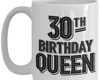 30th Birthday Gift, 30 Years Old, Funny 30th Birthday Mug, 30 Year Old Birthday Gifts, Happy 30th Birthday, 30th Bday Party