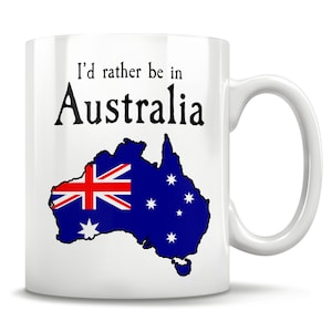 Australian Gift, Cool Australia Mug, Canberra Gift, Australia Cup, Australia Lover, Australia Travel, I Love Australia, Australia Pride