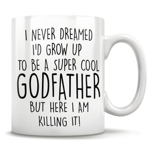 Godfather gifts, baptism gift for women, godfather mug, best godfather gift, baptism mug, baptism gift for adults, christmas godfather gift