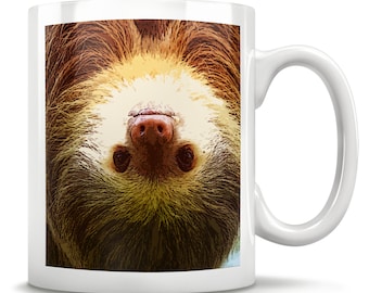 Faultier Geschenk, Faultier Becher, Faultier Kaffeetasse, Faultier Kaffeetasse