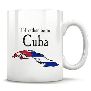 Kuba Geschenk, Kuba Becher, kubanische Wurzeln, kubanische Vorfahren, kubanische Flagge, kubanischer Stolz, Havanna Kuba Karte, Matanzas Kuba, Kuba Karte Bild 1