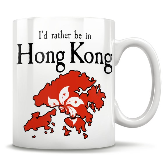 Hong Kong Gift Hong Kong Mug Hong Kong Love Asia Gift Hong Etsy