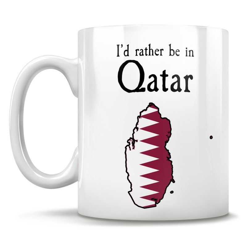 Qatar Gift Qatari Mug Qatar Native Qatar Flag Gift for Etsy