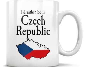 Czech Republic Gift, Czech Mug, Czech Republic Mug, Czech Republic Pride, Czech Flag, Gift For Czech, Prague Map, Czech Republic Map