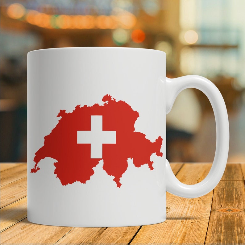 Switzerland Gift Switzerland Flag Switzerland Mug Swiss Etsy