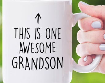 Grandson Gifts, Funny Grandson Gift, Grandson Mug, Grandson Gift Idea, Grandson Birthday Gift, Grandson Christmas Gift
