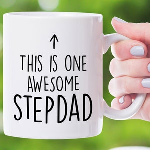 Regalo divertido de padrastro, regalos de padrastro, taza de padrastro, papá adicional, segundo regalo de papá, regalo del día del padre, regalo de cumpleaños de padrastro, regalo de Navidad de padrastro