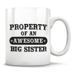 Big Sister Gifts, Big Sister Mug, Worlds Best Sister Mug, Birthday Gift Idea, Gift From Little Sister Or Sister, Christmas Gift Idea