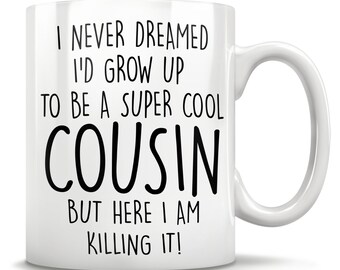 Regalo de primo, primo favorito, taza de café de primo, mejor primo, regalo de primo divertido, regalo de cumpleaños de primo, regalo de Navidad de primo
