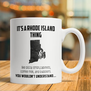 Regalo de Rhode Island, taza de Rhode Island, taza de café de Rhode Island